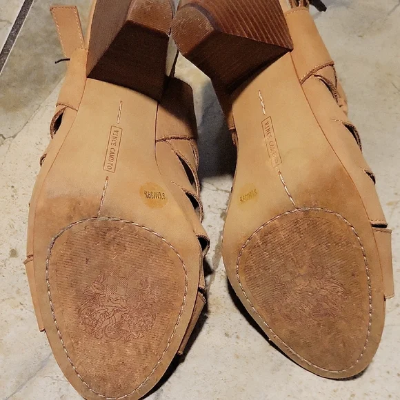 Vince Camuto Tan Strappy Sandals - Picture 9 of 10